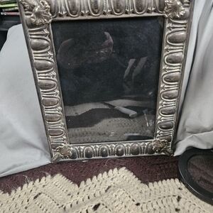 Vintage 1910-1920 Silver Ornate Picture Frame